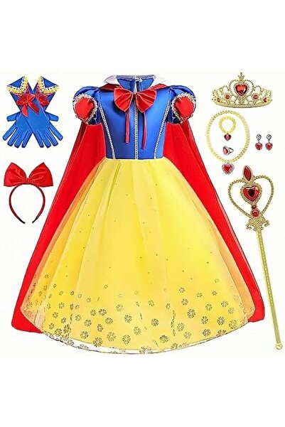 Generic 10 PCS Princess Dresses for Girls Costume Kids Birthday Party Hallowe...