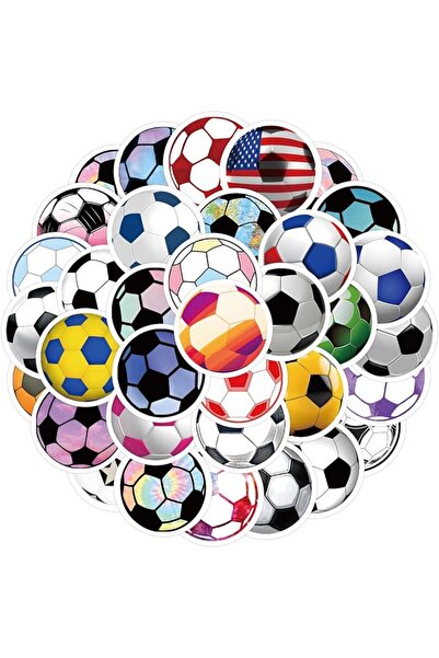 Generic 60 Pcs Waterproof Sports Soccer Stickers Soccer Accessories Water Bot...