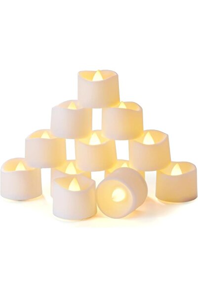 Bukela 12 Pack Timer LED Tealights Candles, Flameless Tea Lights Candles with...