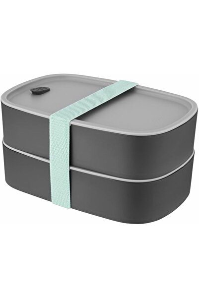 Generic Leo 3950126 Double Bento Box (Lunch Box Set 19 x 12.5 x 9 cm, Two Box...