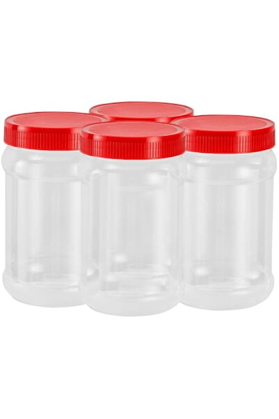 Generic 750ml PET Jar- RF11877 Round Airtight, Set of 4 Premium-Quality Stora...