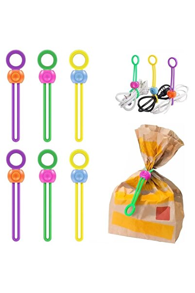 Generic Bag Sealing Clips 6 Pcs - Bread Bag Clips Chip Clips Food Clips, Reus...