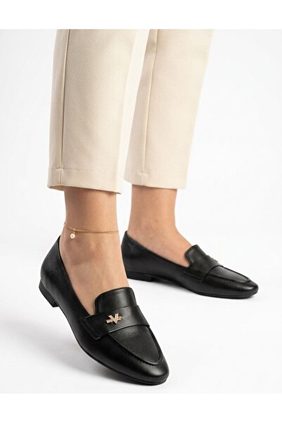 Gönbeler Women's Black Loafer Flats - Orthopedic Sole, Lightweight and Soft C...