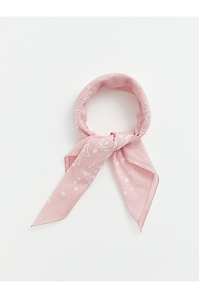 LC Waikiki Pink Patterned Women's Bandana