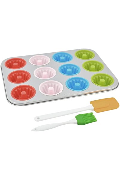 Generic Prestige 12 Cup Fluted Muffin Pan Bundt Set | PR57156