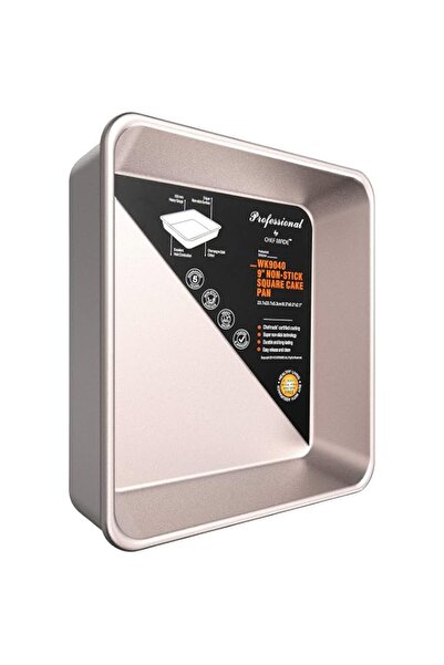 Generic CHEFMADE Cake Tin 8 Inch Carbon Steel Square Cake Pan Deep Dish Bakew...