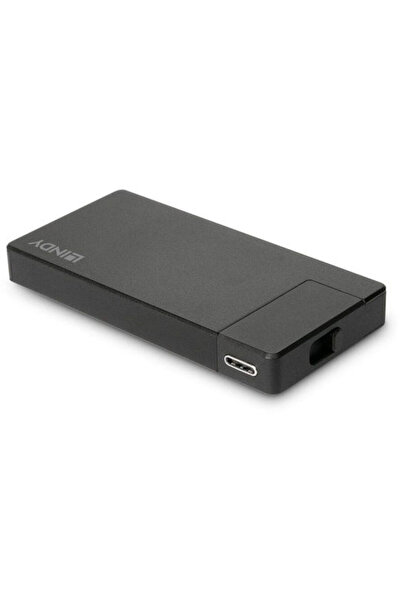 LİNDY Σταθμός σύνδεσης USB-C με HDMI 4K PD Μαύρο (43336)