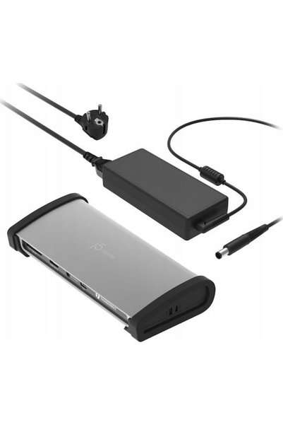 j5create Σταθμός σύνδεσης Thunderbolt 4 με 4K, PD, Ethernet και υποστήριξη γι...