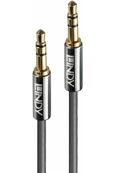 LİNDY Καλώδιο Jack 3.5mm - Αρσενικό 3.5mm σε Αρσενικό 3.5mm, Μαύρο, 1μ