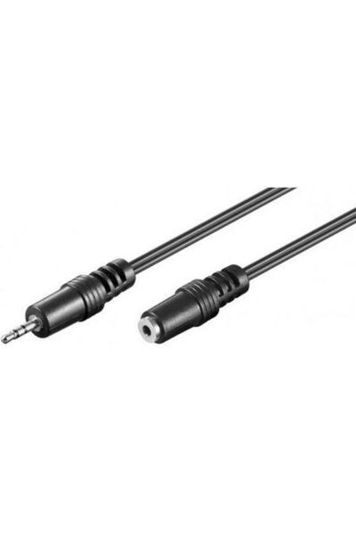 MicroConnect Καλώδιο Jack 3.5mm Αρσενικό σε Θηλυκό Μαύρο 1.5μ