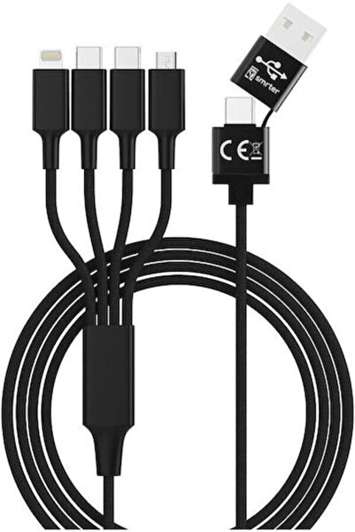 Other Smrter Hydra Elite 6 σε 1 Καλώδιο USB σε Lightning / Type-C / micro USB 1μ