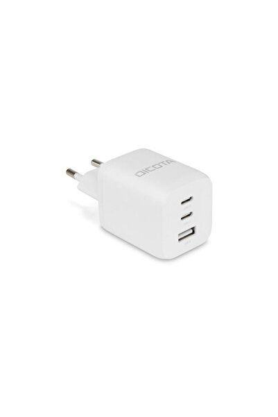 Dicota Φορτιστής χωρίς καλώδιο GaN με θύρα USB-A και 2 θύρες USB-C 65W Λευκό ...