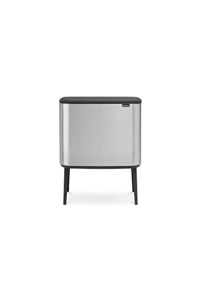 Brabantia Κάδος απορριμμάτων από ανοξείδωτο ατσάλι με μηχανισμό ώθησης, ματ, ...