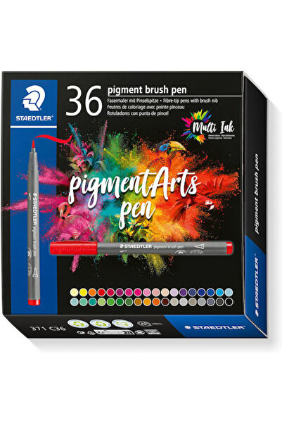 Staedtler Σετ λεπτών μαρκαδόρων ζωγραφικής με πινέλο, 36 τεμάχια