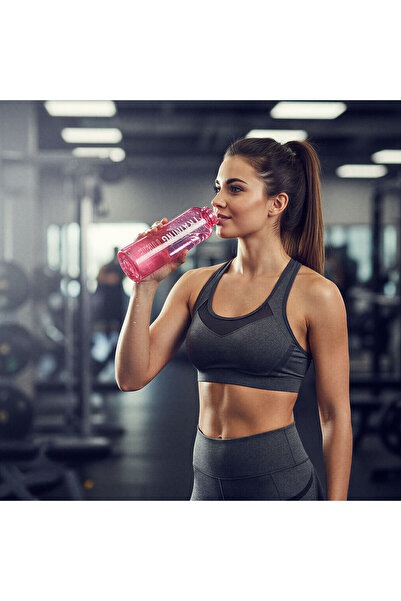 Alista Home Bidon sport 550 ml, plastic transparent, 3 culori