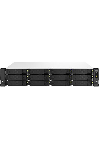 Qnap TS-1264U-RP-8G Rack NAS με 12 υποδοχές για HDD/SSD και 2 θύρες Ethernet