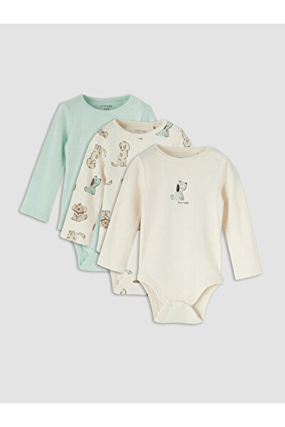 LC Waikiki I Printed Baby Boy Snap-On Bodysuit 3-Piece from Freezen Store