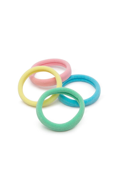 Alista Home Set de 12 elastice de păr colorate, 35 mm, flexibile, cu grosimea...