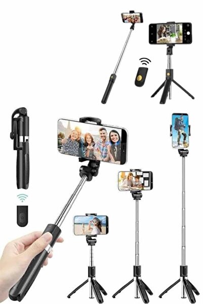 pınaxar Mobile Phone Tripod Stand Magnetic Selfie Stick with Bluetooth Remote