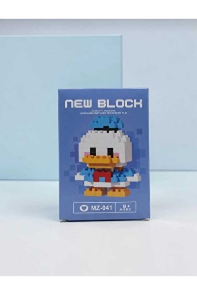 Donald Duck Figürlü Lego- Ördek Karakterli Lego -3D Zeka Geliştiren Mini Sevimli Lego