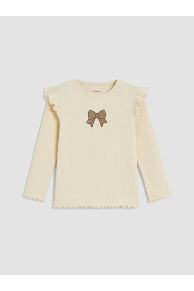 LC Waikiki I Zero Roba Collar Embroidered Baby Girl T-Shirt from Freezen Store