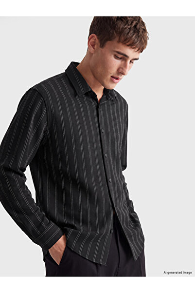 LC Waikiki Quality Pieces from Çelebi Store: Slim Fit Striped Men's Shirt