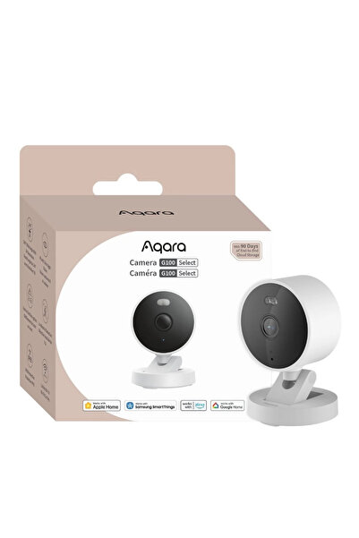 Aqara Camera G100 Select White CH-C08DW, Cameră Smart 2K Interior/Exterior, W...