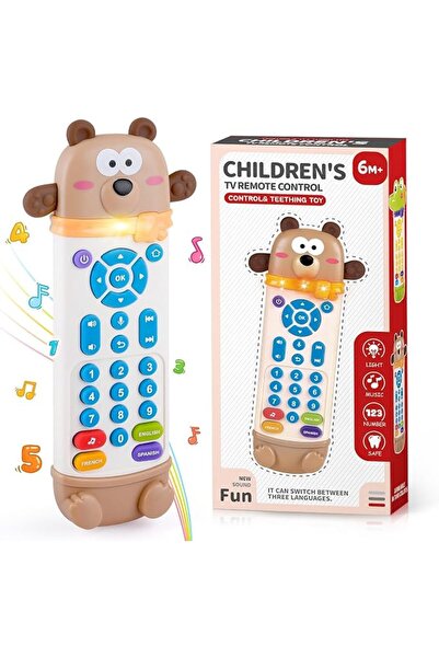 XICEN Baby Remote Control Toy ，with Silicone Teether toys, Teething Remote Co...