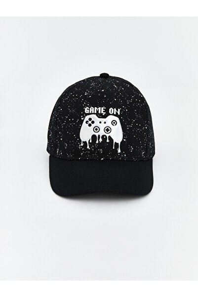 LC Waikiki Trendlucky with Difference Embroidered Game on Boys' Cap Hat