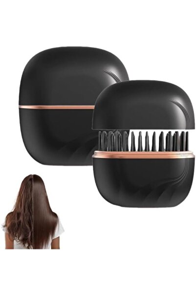GENERAL Rechargeable Wireless Mini Hair Straightener Brush, 3-Temp Settings &...