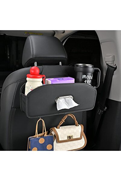 Yelajoy Backseat Car Organizer, Multifunctional 4-in-1 Car Storage with Cup H...