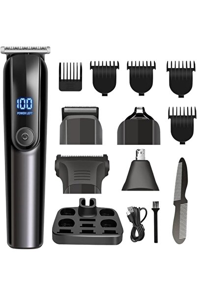 NECOMIC All-In-One Body Hair Trimmer, Rechargeable Beard Trimmer for Men, Nec...