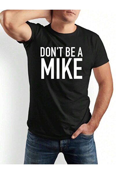 25W قميص DON'BE A MIKE الرجالي -% قطن، تي شيرت كاجوال برقبة دائرية وأكمام قصي...