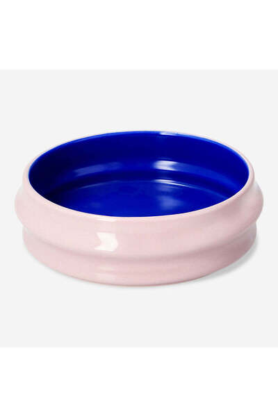 Flying Tiger Copenhagen Pembe ve Mavi Seramik Kase 11 cm