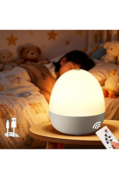 GENERAL Rechargeable LED Night Light, Dimmable Bedside Table Lamp with Touch ...