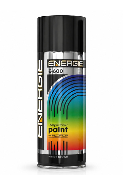 YANARLAR ENERGIE Sprey Boyalar 400ml X Parlak Siyah