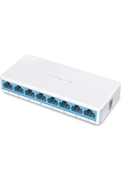 Mercusys Διανομέας MERCUSYS, 10/100 x 8, μη διαχειριζόμενος, πλαστική θήκη, "...