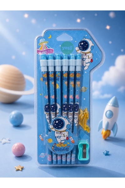 YEŞİL KIRTASİYE Astronaut 12 Li Pencil