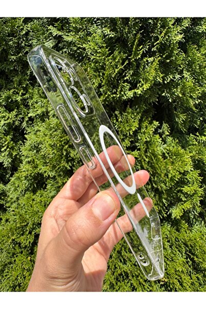 Deppo Trend Oppo A6 Pro Uyumlu Kılıf İnce Sert Sararmaz Magsafe Kamera Korumalı Koruyucu Dayanıklı Transparan Arka Kapak