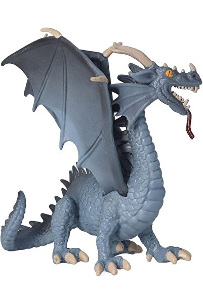GENERAL Dragon Model Figure Cute Blue Plastic Educational Toy for Kids and Co...