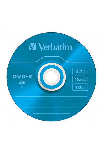 Verbatim DVD-R 4.78GB, VITEZA 16X, COLOUR SURFACE, SLIM CASE, 1 BUC, "43557"