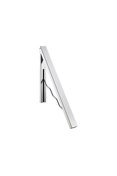 ALCO Chromed Metal Design Hanger, Wall Mounted, Foldable, For Coats, Silver, ...