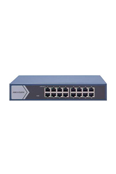 Hikvision SWITCH Hikvision, Gigabit x 16, managed, carcasa metalica, "DS-3E15...