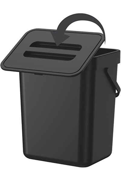 Yelajoy 0.8 Gallon/3L Small Compost Bin with Lid, Mountable Countertop Compos...