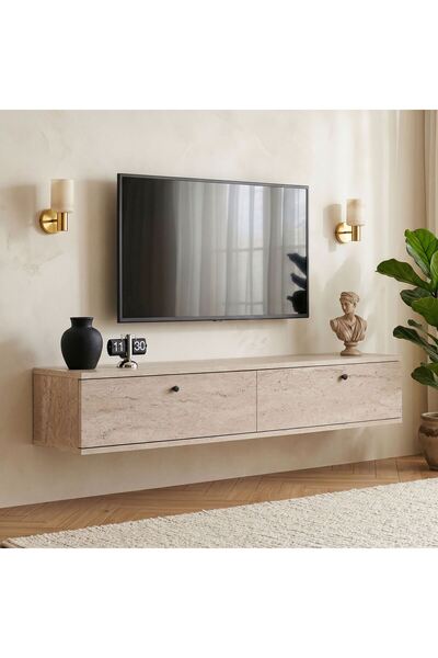Rani Mobilya Rani Home Tv Ünitesi Traverten 140 Cm AA-5818