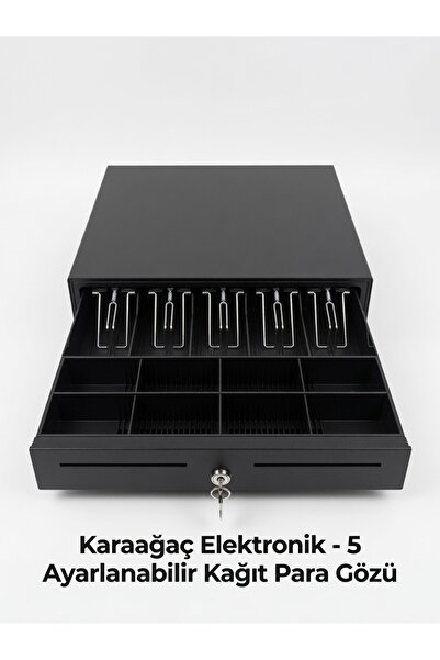 Karaağaç Elektronik Metal Para Çekmecesi 41X41 Cm