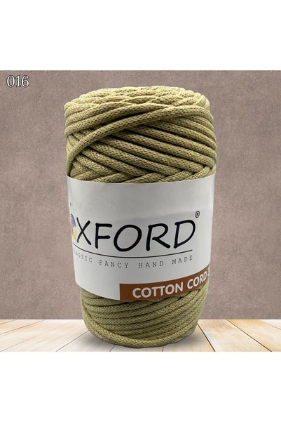 Oxford İplik Oxford cotton cord 016 dry leaf green