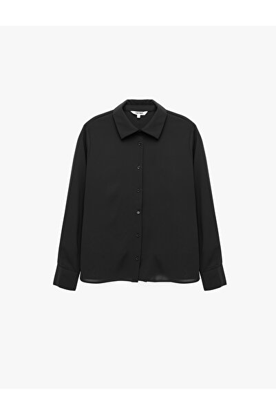 Koton Regular Fit Classic Collar Long Sleeve Shirt