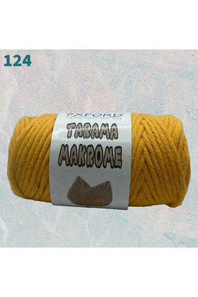 Oxford İplik Tarama Macrame 5 mm - 124 Pumpkin