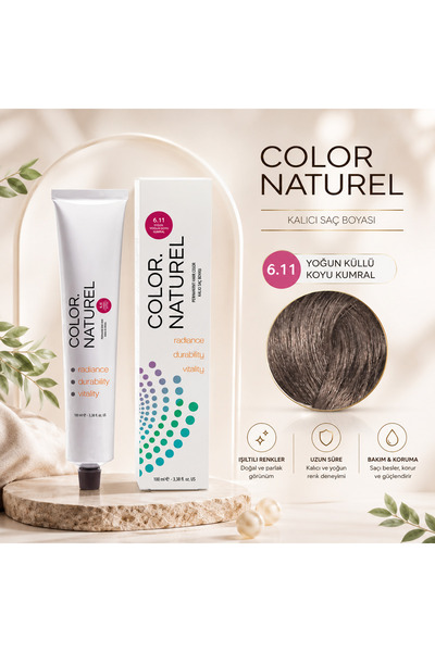 Color Natürel 6.11 Yoğun Küllü Koyu Kumral